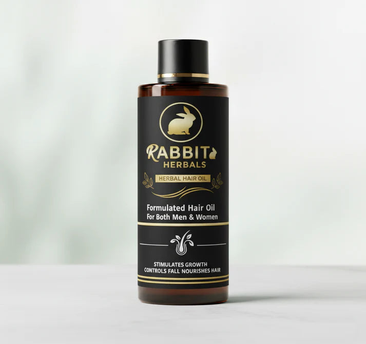 Rabbit Herbal Hair Oil – 100% Stronger, Healthier Growth