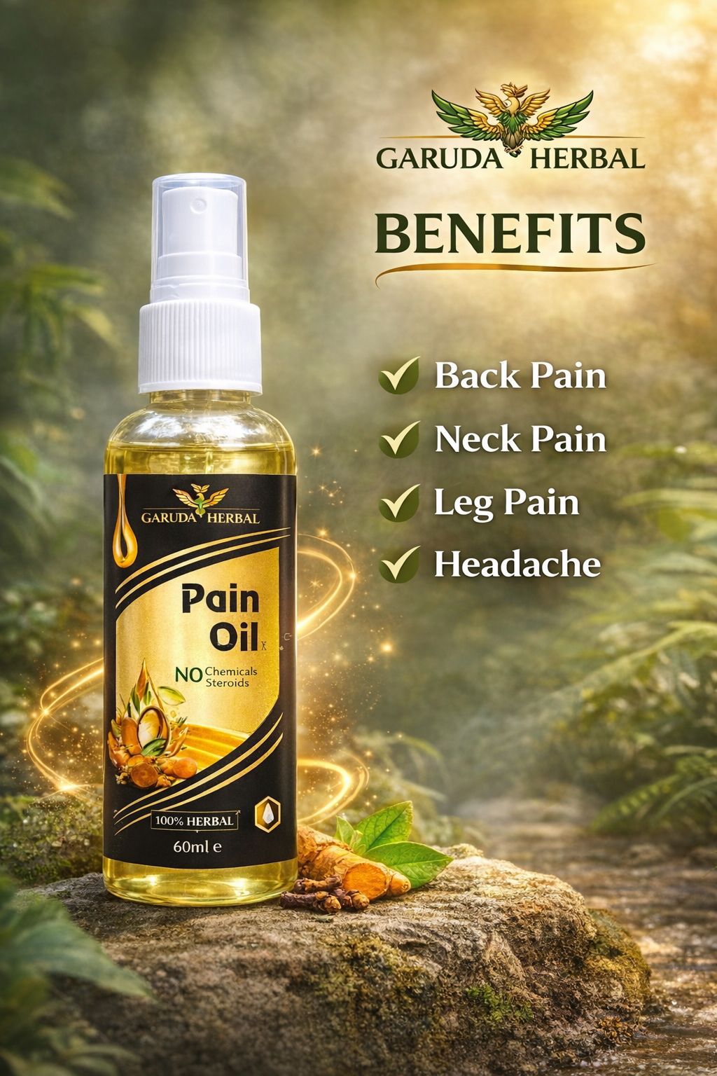 Garuda Herbal Pain Killer Oil